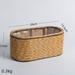 Woven Planter Basket Rustic Style Handwoven Plant Pot Planter Basket Modern Woven Basket