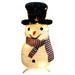 25 Inch Pre-Lit Light up Snowman Lights Christmas Collapsible Snowman Outdoor Decoration Outdoor Lighted Snowman Christmas Yard Decorations