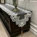 Lace Tea Table Europe Tv Cabinet Tablecloth Pendant Tassel Dresser Dust Cover