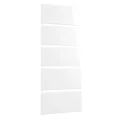 Cooke & Lewis Designer White Gloss Contemporary White Gloss 5 Drawer Tallboy Front Pack (W)446mm