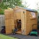 Mercia 7X5 Apex Roof Shiplap+ Wooden Shed