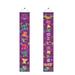 1 Pair Mardi Gras Day Door Flag American Carnival Festival Door Couplets Decor Mardi Gras Day Hanging Banners American Carnival Party Door Flag for Bar Home Style 3