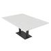 6 Person Rectangular Conference Table Metal Base Data And Electric