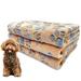 1 Pack 3 Dog Puppy Blanket Small Couch Soft Fleece Pet Cat Throw Blankets Warm Paws Bed Car Washable Chew Proof Brown