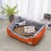 ZBH 4 in 1 Dog Bed Dog Beds for Large Medium Dogs Rectangle Washable Dog Bed Comfortable and Breathable Large Dog Bed Pet Bed