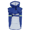 Jacket Reflective Jacket Adjustable Dog Clothes Waterproof Windshield pet Dog Jacket Dog Jacket Vest Harness - Blue