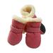 Pet Snow Boots Plus Velvet Warm Soft-Soled Shoes Warm and Windproof Pet Shoes Puppy Girl Clothes for Small Dogs