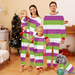 Matching Family Pajamas Christmas Likable Soft Attractive Design Long Sleeve Night Sleep Wears for Adult Big Kid Toddler Baby Pet Festival Party