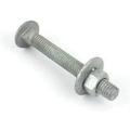 X 2-3/4 Dipped Galvanized Carriage Bolt W/Nuts & Flat Washers Grade A Full Thread Quantity 100 - By