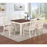 Classic Dining Room 7pc Dining Set Dining Table w 6x Side Chairs