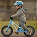 Toddler balance bike for 1-5 Years Old Kids Balance Bicycle with 12 Rubber Foam Tires Adjustable Seat Magnesium Alloy Frame Blue
