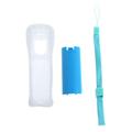 1Set Silicone Skin Case Cover with Hand Strap for Wii Remote Controller