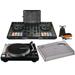 Reloop Mixon 8 Pro 4-Channel Professional DJ Controller with Reloop RP-7000 MK2 Turntable (Pair) and Record Care Kit