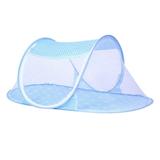 Summer Portable Baby Mosquito Insect Cradle Net Folding Baby Bed Crib Mosquito Net Baby Infant Bedding Mesh Crib Netting (Blue)