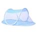 Summer Portable Baby Mosquito Insect Cradle Net Folding Baby Bed Crib Mosquito Net Baby Infant Bedding Mesh Crib Netting (Blue)
