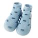 nsendm Male Shoes Toddler Home Shoes for Toddler Boy Toddler Shoes Boys and Girls Socks Shoes Flat Bottom Non Toddler Tennis Shoes Size 6 Blue 6.5