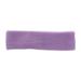 Sports Outdoor Elastic Cotton Wristband Bracelet Headband Set (Light Purple)