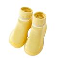 nsendm Male Shoes Toddler Girls Toddler Size 6 Shoes Baby Boys Girls Shoes First Walkers Antislip Shoes Socks Shoes Tennis Shoes for Girls Yellow 26