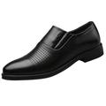 nsendm Male Shoes Adult Leather Mens Tennis Shoe Size 8 Leather Toe Wedding Fashion Business Men s leather Hand Stitched Leather Shoes Men Wide Black 8.5