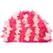 Swimming Hat for Women Flower Petals Shower Hat Retro Bath Hat Decorative Swimming Hat