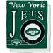 New York Jets 50" x 60" Retro Emblem Flannel Fleece Sherpa Blanket