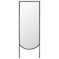 SAFAVIEH Patel 25 in. x 68 in. Solid Frame Mirror Black