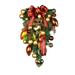 Heart-shaped Garland 2022 Merry Christmas Doors Windows Wall Hanging Indoor And Outdoor Home Decoration Wreath