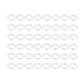 500Pcs 6MM Open Rings Jewelry Accessories Round Shape Double Circle Close Rings DIY Jewelry Making Materials Set for Earrings (Silver)