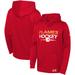 Youth Fanatics Branded Red Calgary Flames Authentic Pro Pullover Hoodie