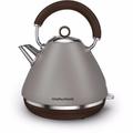 Morphy Richards Pebble Grey Accents 1.5 Litre Pyramid Kettle