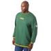 Men's Big & Tall NFL® Fleece crewneck sweatshirt by NFL in Green Bay Packers (Size 4XL)