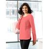 Fleeceshirt CLASSIC BASICS "Fleece-Shirt", Damen, Gr. 40, rosa (flamingo), 100% Polyester, unifarben, Langarm, Shirts