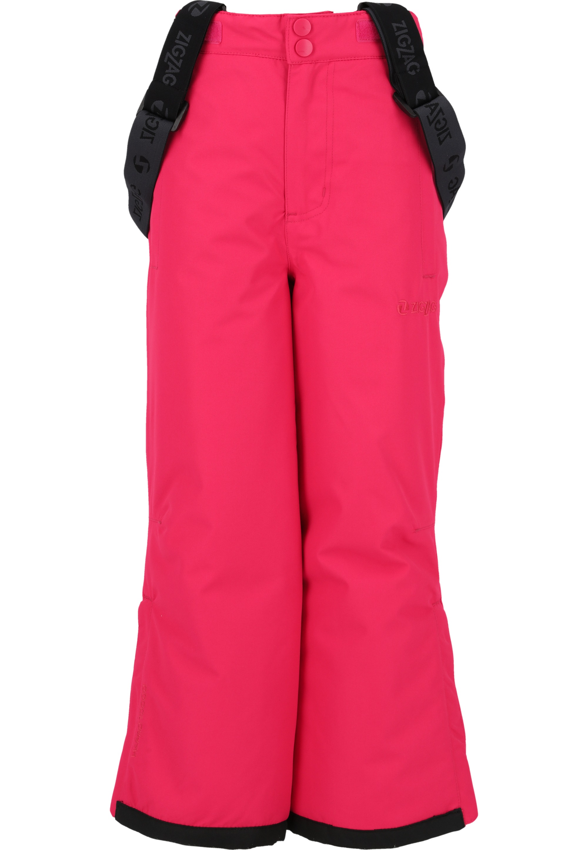 Skihose ZIGZAG "Soho", Kinder, Gr. 152, EURO-Größen, pink (fuchsia), 88% Polyester, 12% Elasthan, unifarben, lang, Hosen, mit abnehmbaren Hosenträgern Image