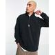 adidas Originals adicolor 1/4 zip fleece in black