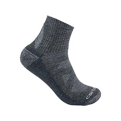 Carhartt Men's Midweight Boot Socks Merino Wool Blend, Carbon Heather SKU - 420926
