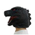 NYCK 2 Pieces Of Halloween Horror Costume Overlord Dinosaur Mask Headgear Monster King Full Face Latex Animal Headgear