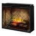 Dimplex Revillusion Electric Firebox Herringbone Brick Interior w/ Front Glass Panel in Black | 37.25" W x 31" H x 12.12" D | Wayfair RBF36P-FG