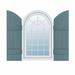 Builders Edge, Standard Four Board Joined w/Archtop, Board-n-Batten Shutters Pair Vinyl | 73 H x 14 W x 1 D in | Wayfair 090140073004