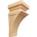 Ekena Millwork 14" H x 7" W x 7.75" D Wood Bracket/Corbel Wood in Brown | 14 H x 7 W x 7.75 D in | Wayfair CORW07X07X14NERO-CASE-4