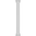Ekena Millwork Square Non-Tapered Smooth PVC Endura-Craft Column Wrap Kit, Crown Capital & Base, Latex | 84 H x 11.625 W x 11.625 D in | Wayfair