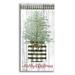 Epic Art Merry Christmas Buffalo Plaid Jar & Tree On Plastic/Acrylic by Cindy Jacobs Print Plastic/Acrylic | 24 H x 12 W x 0.2 D in | Wayfair