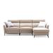 Brown Sectional - Lilac Garden Tools TB595917952769LGT&Orientation 3 - Piece Upholstered Sectional Leather Match/Genuine Leather | Wayfair