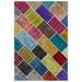 Beige 63" x 91" L Area Rug - Lofy Rectangle Iskece Rectangle 5'3" X 7'7" Area Rug 91.0 x 63.0 x 0.4 in blue/pink/redWool | 63" W X 91" L | Wayfair