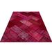 Red;pink 63" x 91" L Area Rug - Lofy Rectangle Iskece Rectangle 5'3" X 7'7" Area Rug 91.0 x 63.0 x 1.0 in pink/red/Wool | 63" W X 91" L | Wayfair