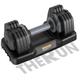 THERUN 11.5kg Adjustable Dumbbell 5-in-1 Dumbbell Set with Anti-Slip Fast Adjust Turning Handle for Full Body Workout Fitness