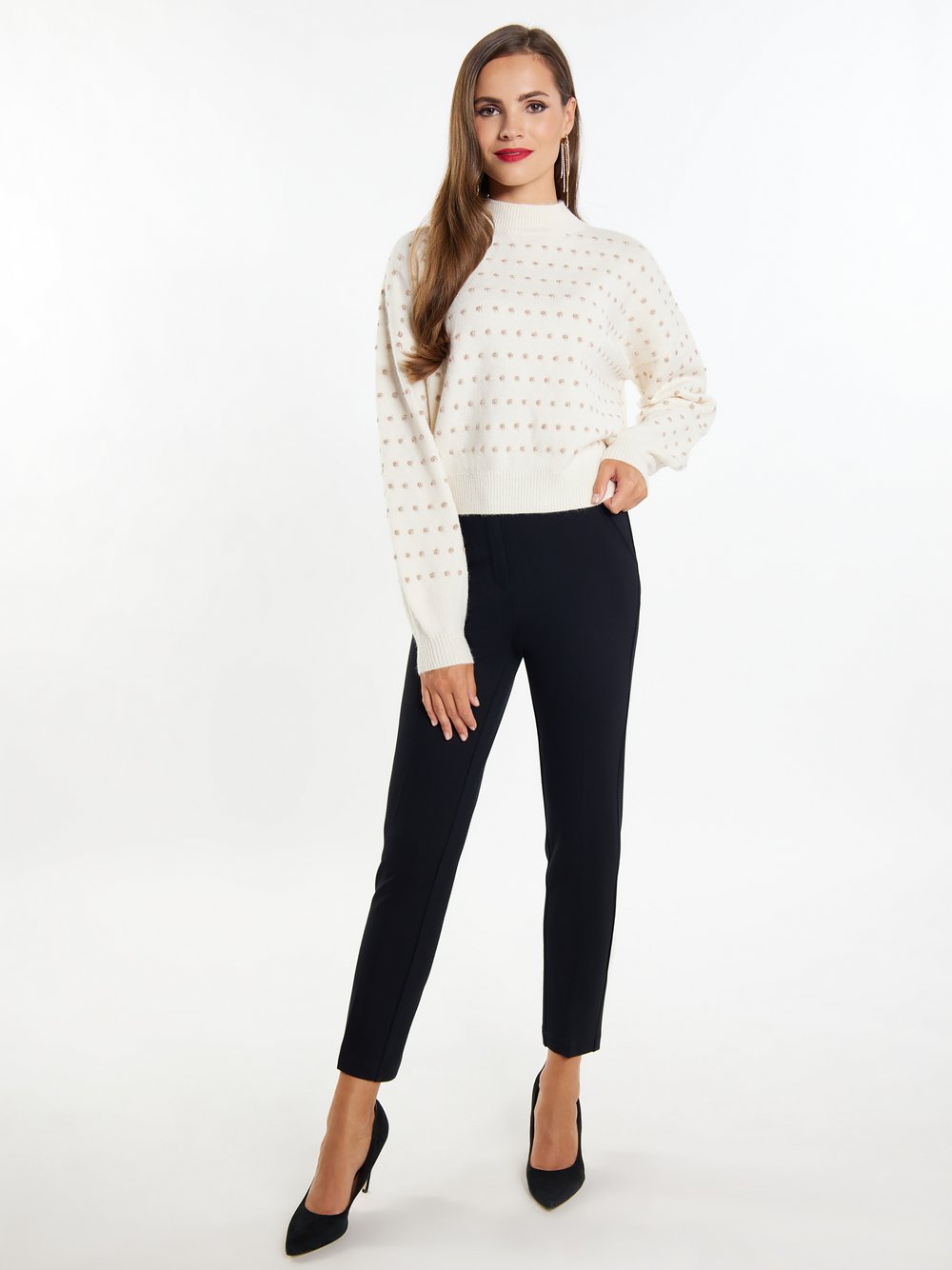 Faina Strickpullover Damen weiß, XL/XXL Image
