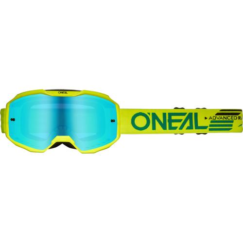 Oneal B-10 Solid Motocross Brille, gelb