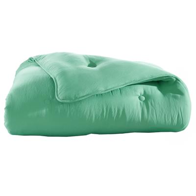 Couette 240x260 verte en polyester 400 g/m²