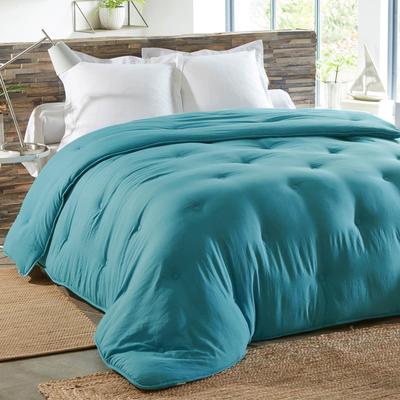 Couette 240x260 bleue en polyester 200 g/m²