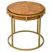 Round Side Table End Table - 24"L x 24"W x 23.8"H